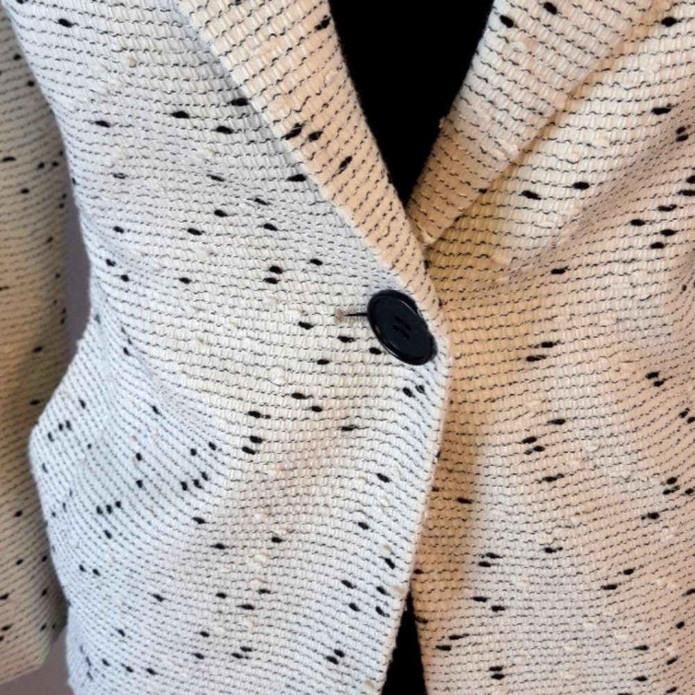 Talbots/ Woven/ Single Button Front Blazer - Picture 7 of 13